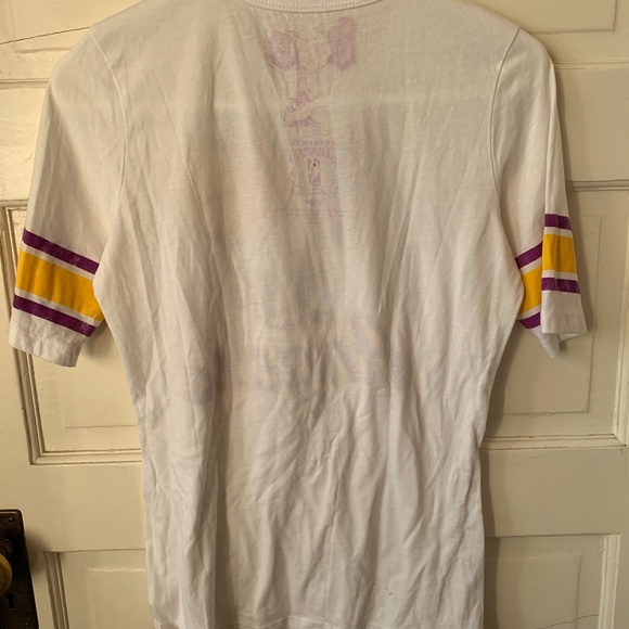 Vintage I Heart Los Angeles Lakers T-Shirt Hardwood Classics Woman's Large - Picture 3 of 11